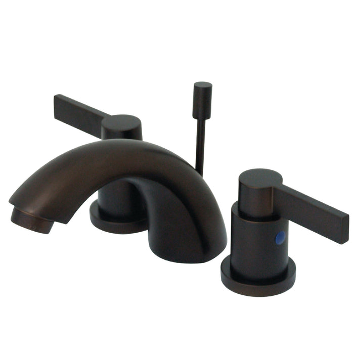 Kingston Brass KB8955NDL NuvoFusion Mini-Widespread Bathroom Faucet, Oil Rubbed Bronze