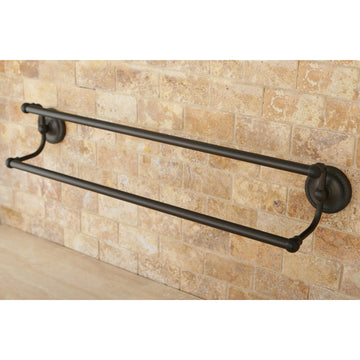 Kingston Brass BA913ORB Laurel 24" Double Towel Bar, Oil Rubbed Bronze