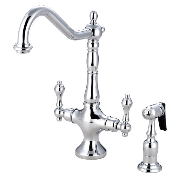 Two Handle Single-Hole Kitchen Faucets