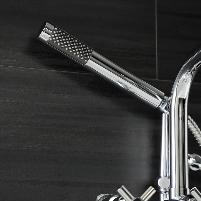 Aqua Vintage AE8451DX Concord Wall Mount Clawfoot Tub Faucet, Polished Chrome