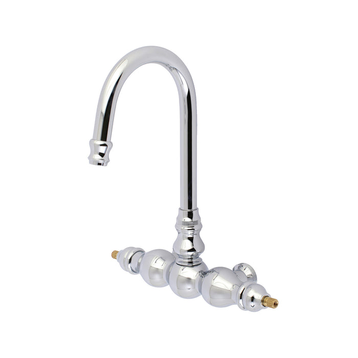 Kingston Brass AET300-1 Aqua Vintage Tub Faucet Body without Handle, Polished Chrome