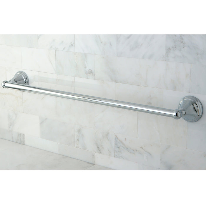 Kingston Brass BA2971C Governor 24" Single Towel Bar, Polished Chrome