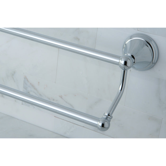 Kingston Brass BA2973C Governor 24" Double Towel Bar, Polished Chrome