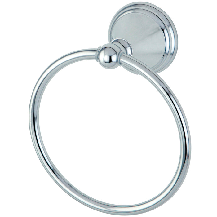 Kingston Brass BA2974C Governor 6" Towel Ring, Polished Chrome