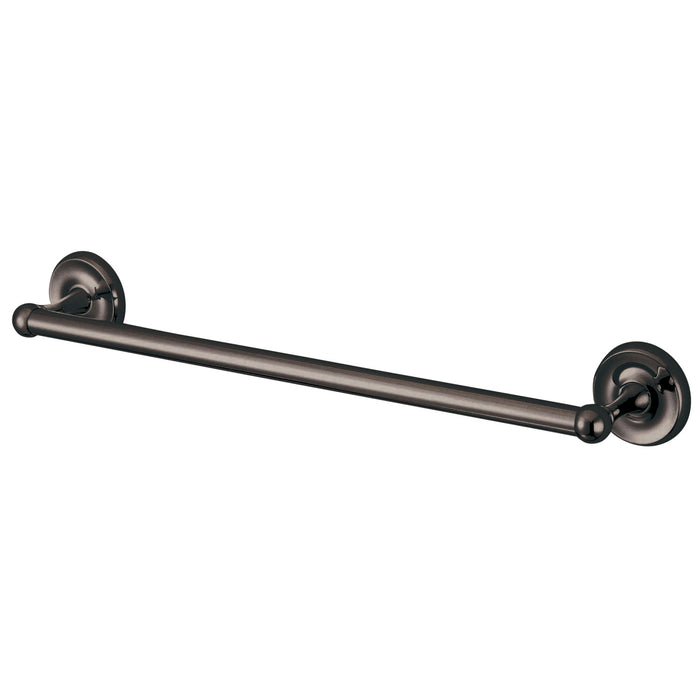 Kingston Brass BA312ORB Classic 18" Single Towel Bar, Oil Rubbed Bronze