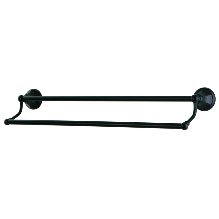 Kingston Brass BA4813ORB Metropolitan 24" Double Towel Bar, Oil Rubbed Bronze
