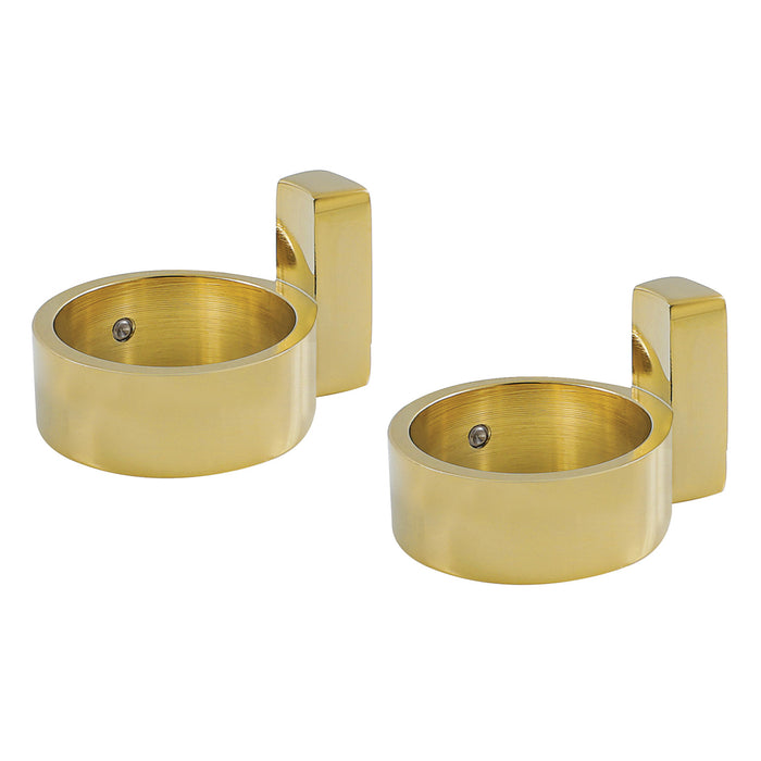 Kingston Brass CC432 Drain Bracelets for Supply Line Support, Polished Brass