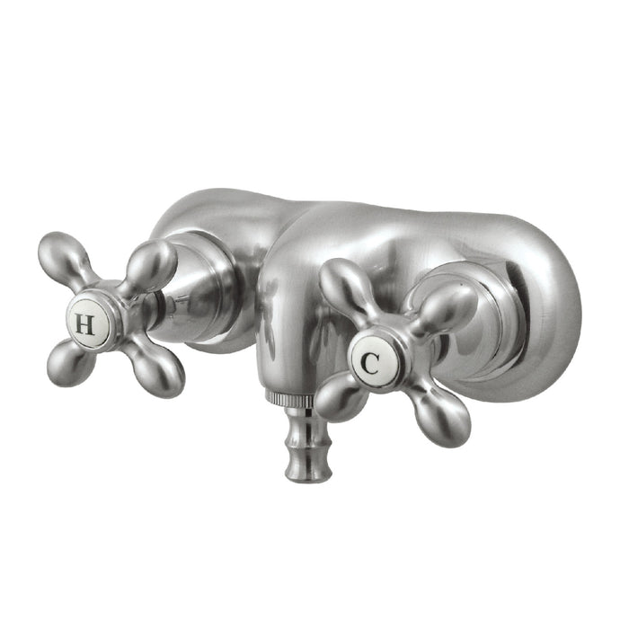 Kingston Brass CC47T8 Vintage 3-3/8-Inch Wall Mount Tub Faucet, Brushed Nickel