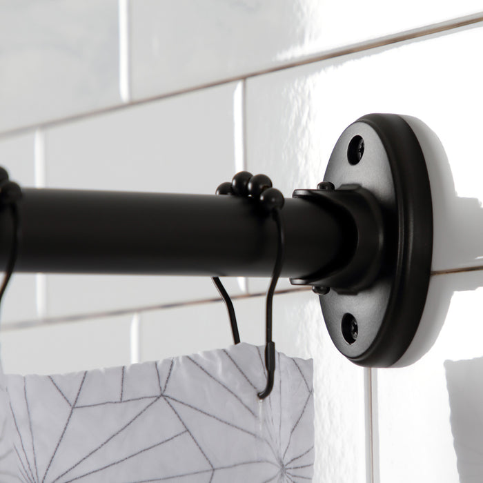 Kingston Brass CC7215 Edenscape 72" Stainless Steel Single Curved Shower Curtain Rod, Oil Rubbed Bronze