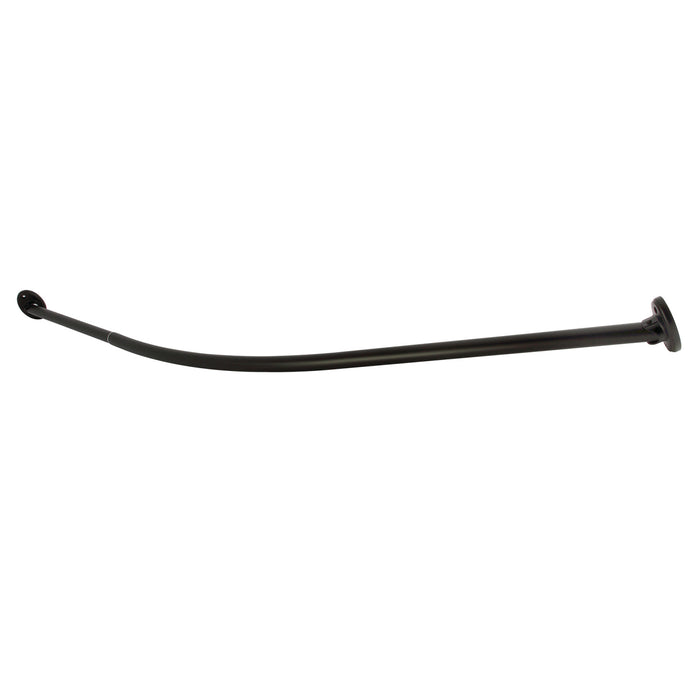 Kingston Brass CC7215 Edenscape 72" Stainless Steel Single Curved Shower Curtain Rod, Oil Rubbed Bronze