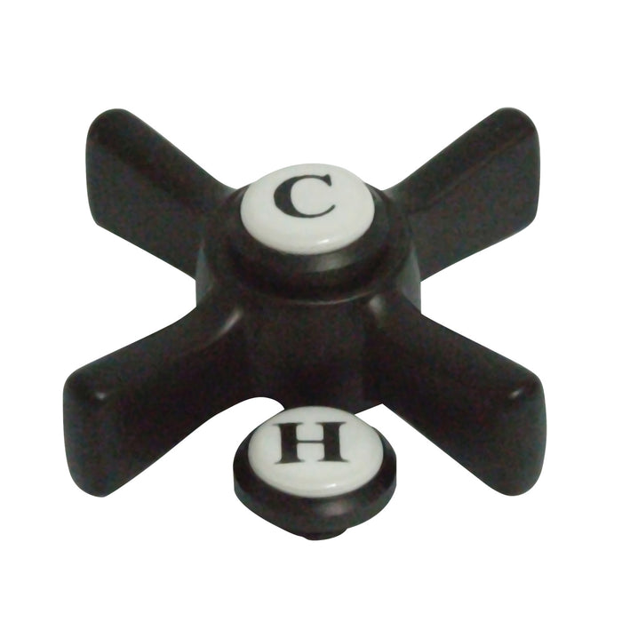 Kingston Brass CCDVZXH5 Brass Cross Handle, Oil Rubbed Bronze