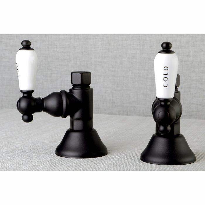 Kingston Brass CCK44155PL 1/2" FIP x 1/2" O.D. Comp Quarter-Turn Straight Shut-Off Valve, Oil Rubbed Bronze