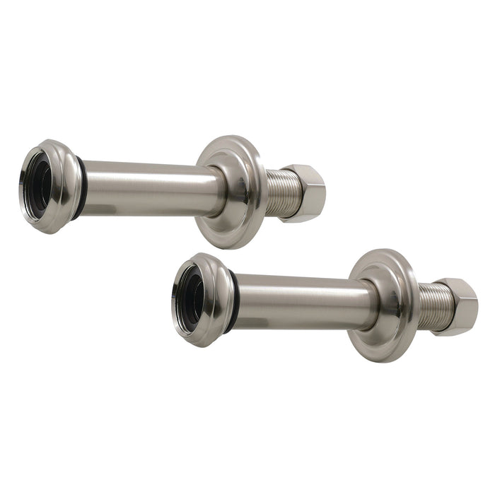 Kingston Brass CCU4208 6" Wall Union Extension Adapter, Brushed Nickel