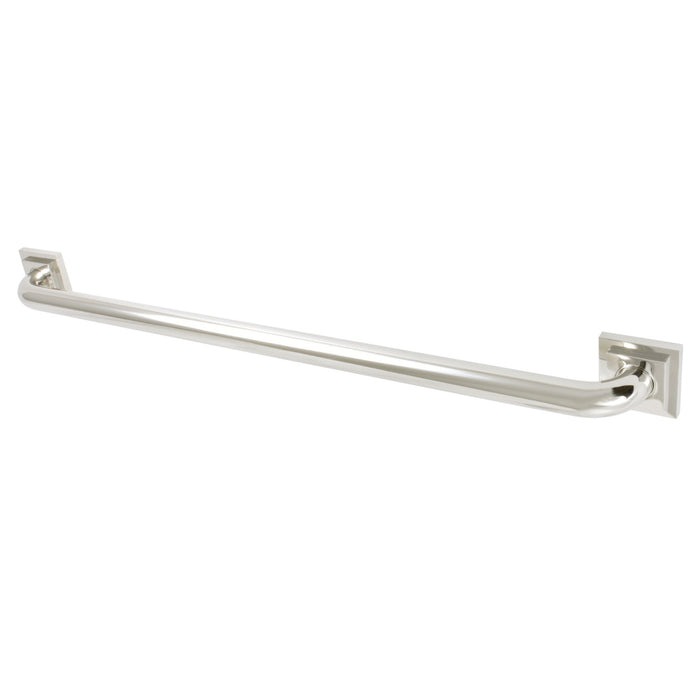 Kingston Brass DR614306 Claremont 30" x 1-1/4" O.D. Brass Decorative Grab Bar, Polished Nickel