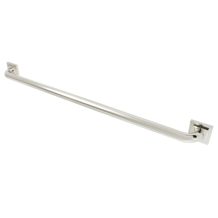 Kingston Brass DR614366 Claremont 36" x 1-1/4" O.D. Brass Decorative Grab Bar, Polished Nickel