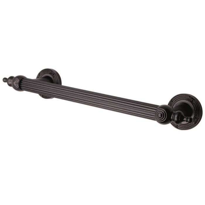 Kingston Brass DR710125 Templeton 12" x 1" O.D. Brass Decorative Grab Bar, Oil Rubbed Bronze