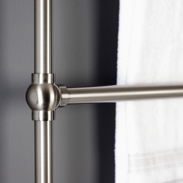 Kingston Brass DTM32243BN Palatine 24" x 32" Brass Wall Mount 3-Tier Towel Rack, Brushed Nickel
