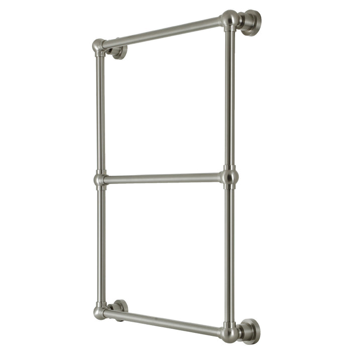 Kingston Brass DTM32243BN Palatine 24" x 32" Brass Wall Mount 3-Tier Towel Rack, Brushed Nickel