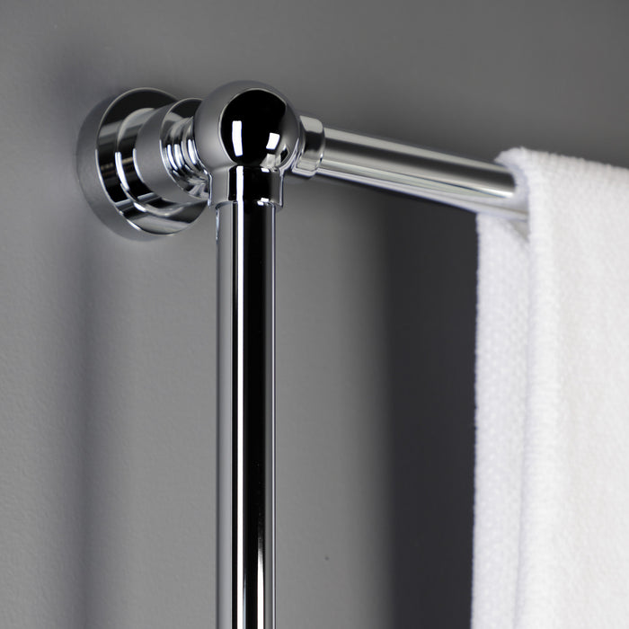 Kingston Brass DTM32303CP Palatine 30" x 32" Brass Wall Mount 3-Tier Towel Rack, Polished Chrome