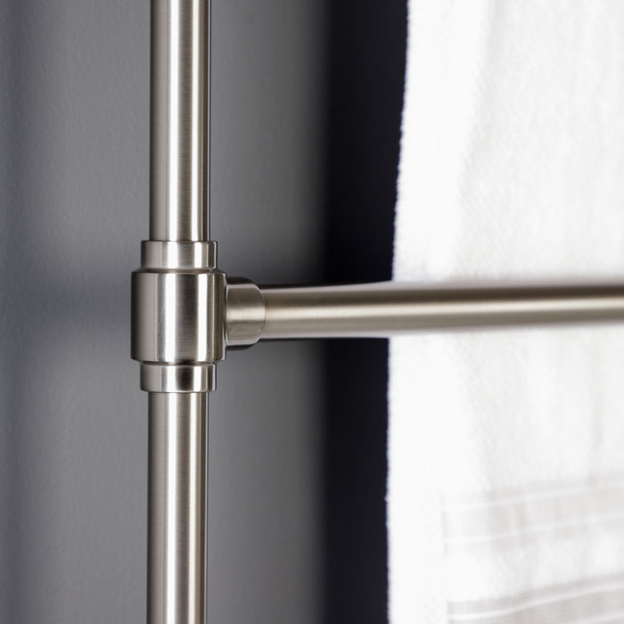 Kingston Brass DTM323638 Gallant 36" x 32" Brass Wall Mount 3-Tier Towel Rack, Brushed Nickel