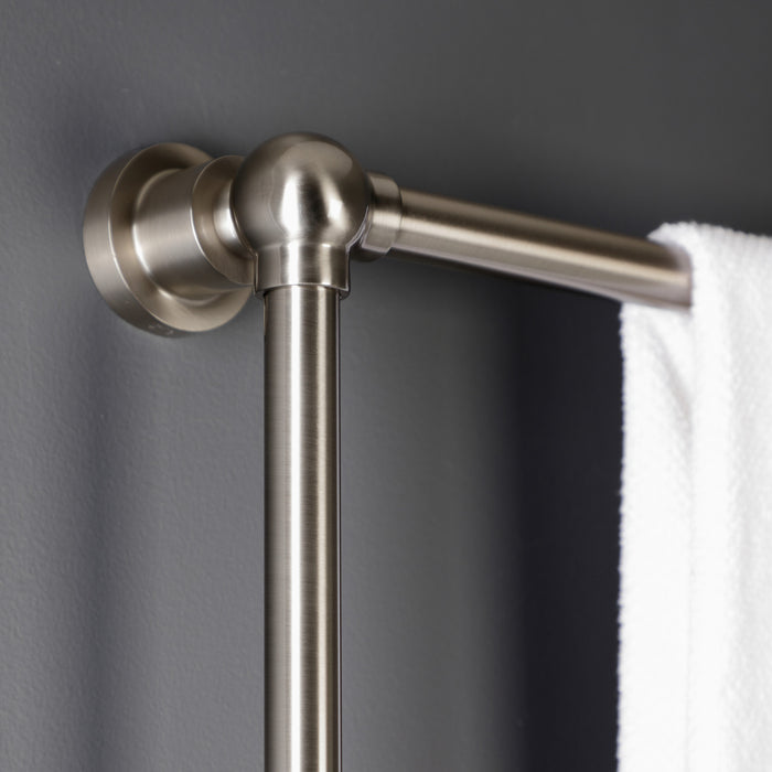 Kingston Brass DTM32363BN Palatine 36" x 32" Brass Wall Mount 3-Tier Towel Rack, Brushed Nickel