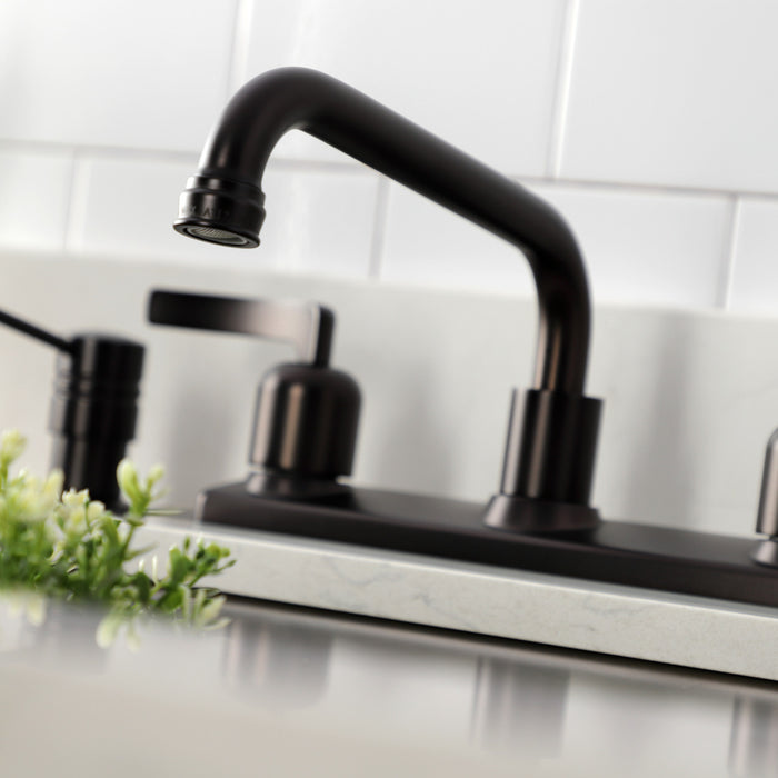 Kingston Brass FB2135EFL Centurion 8-Inch Centerset Kitchen Faucet, Oil Rubbed Bronze