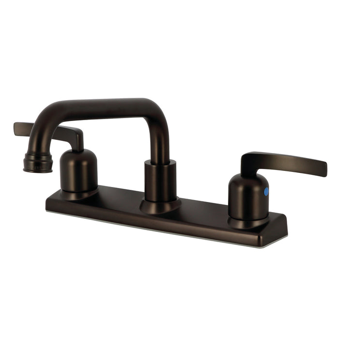 Kingston Brass FB2135EFL Centurion 8-Inch Centerset Kitchen Faucet, Oil Rubbed Bronze