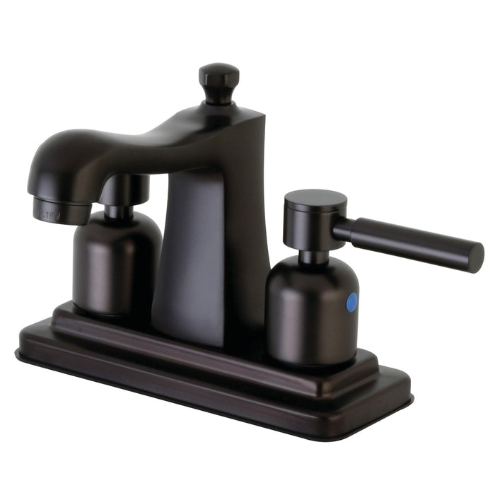 Kingston Brass FB4645DL Concord Double-Handle 4" Centerset Bathroom Faucet with Pop-Up Drain, Oil Rubbed Bronze