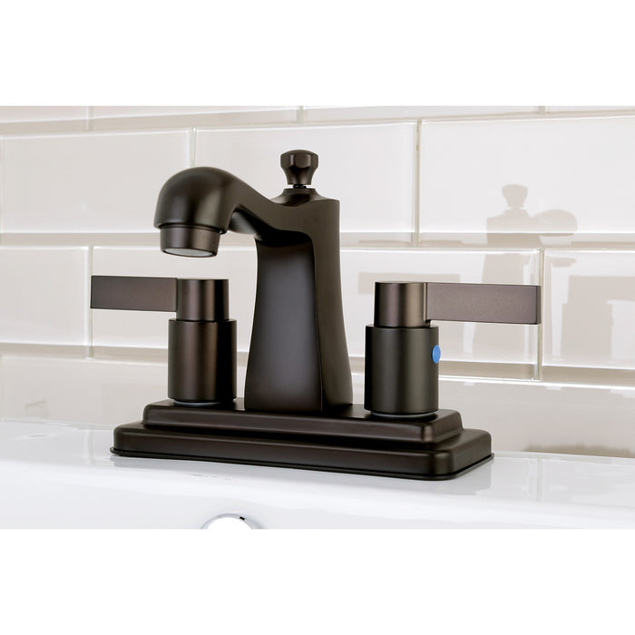 Kingston Brass FB4645NDL 4 in. Centerset Bathroom Faucet, Oil Rubbed Bronze