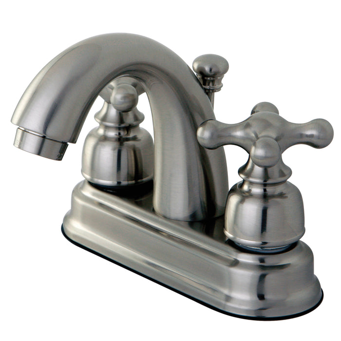 Kingston Brass FB5618AX 4 in. Centerset Bathroom Faucet, Brushed Nickel