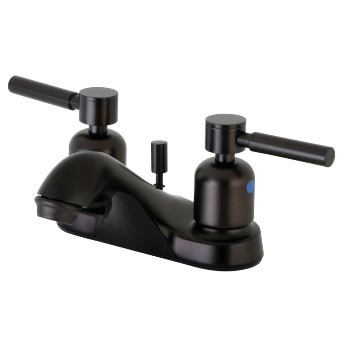 Kingston Brass FB5625DL Concord Double-Handle 4" Centerset Bathroom Faucet with Pop-Up Drain, Oil Rubbed Bronze