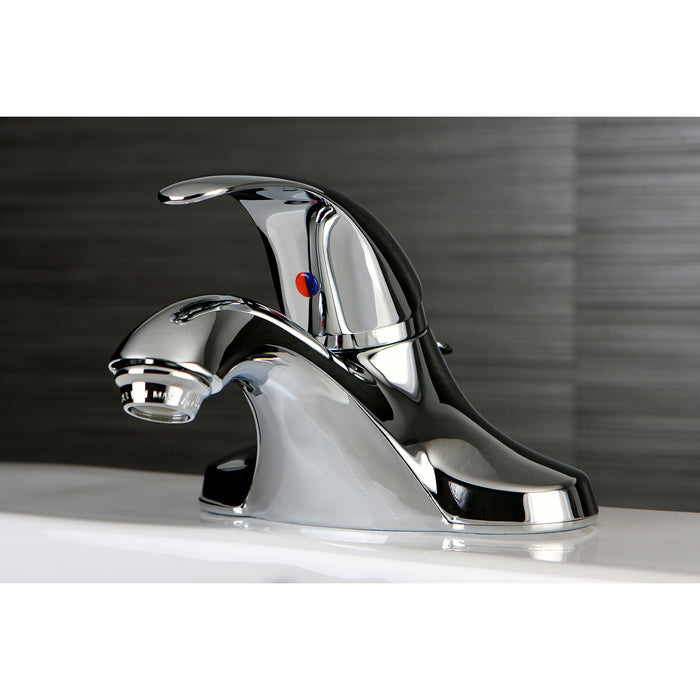 Kingston Brass FB6541 Legacy Single-Handle 4" Centerset Bathroom Faucet with ABS Pop-Up Drain, Polished Chrome