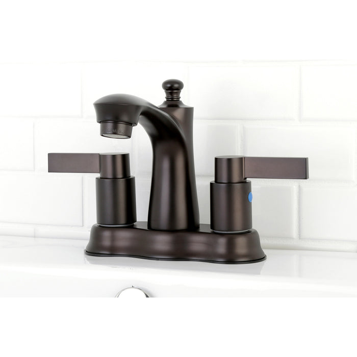 Kingston Brass FB7615NDL 4 in. Centerset Bathroom Faucet, Oil Rubbed Bronze