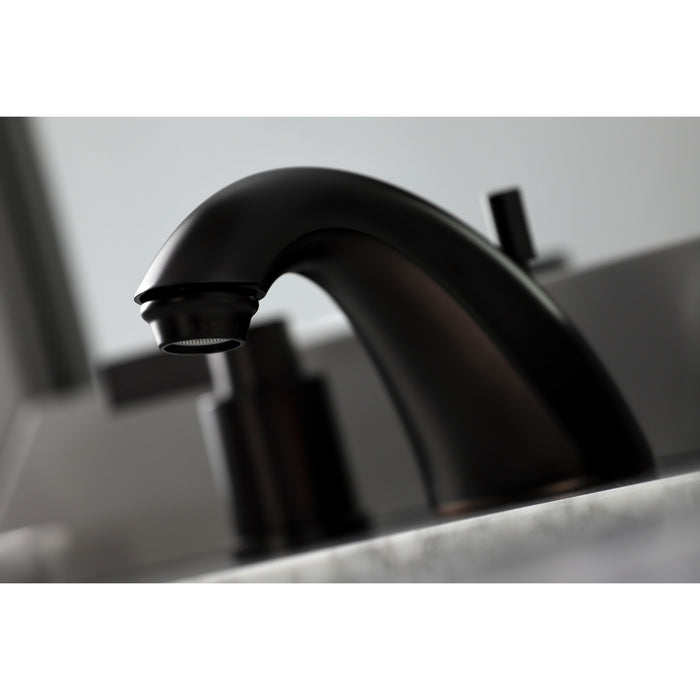 Kingston Brass FB8955NDL NuvoFusion Widespread Bathroom Faucet, Oil Rubbed Bronze