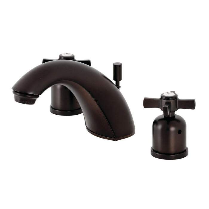 Kingston Brass FB8955ZX Millennium Widespread Bathroom Faucet with Retail Pop-Up Drain, Oil Rubbed Bronze