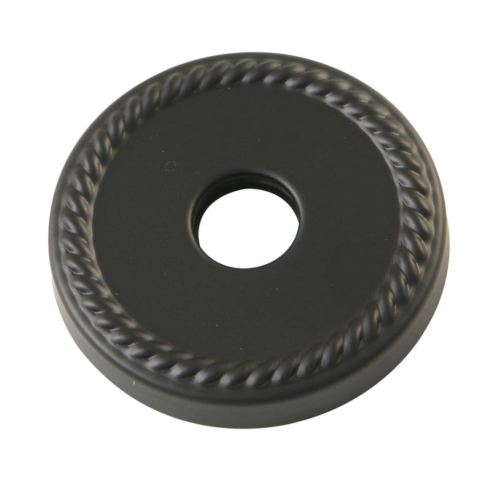 Kingston Brass FLROPE0 13/16" I.D. Brass Decor Flange, Matte Black