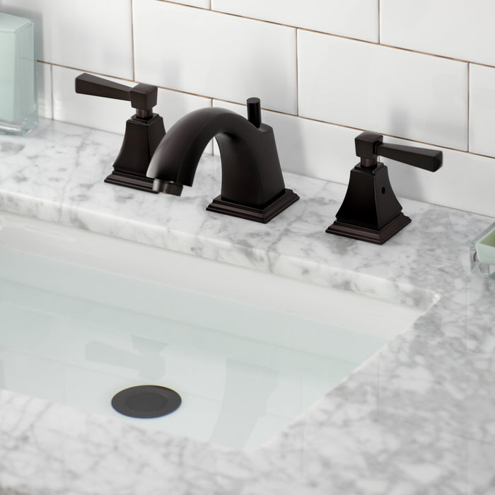 Kingston Brass FSC4685DL Concord Widespread Bathroom Faucet with Pop-Up Drain, Oil Rubbed Bronze
