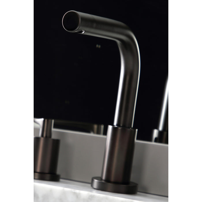 Kingston Brass FSC8955SVL Serena Widespread Bathroom Faucet with Pop-Up Drain, Oil Rubbed Bronze