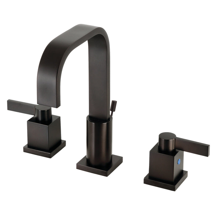 Fauceture FSC8965NQL Meridian Widespread Bathroom Faucet with Pop-Up Drain, Oil Rubbed Bronze