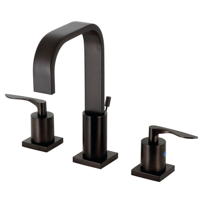 Kingston Brass FSC8965SVL Serena Widespread Bathroom Faucet with Pop-Up Drain, Oil Rubbed Bronze