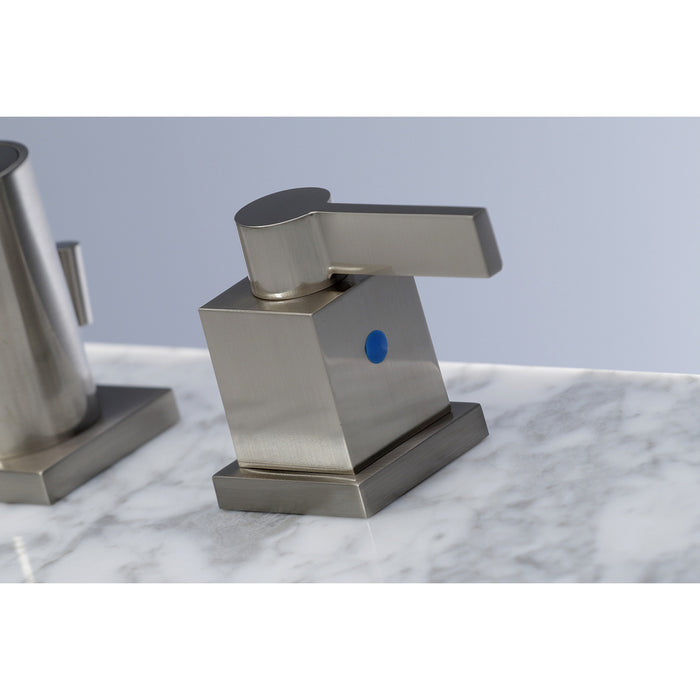 Fauceture FSC8968NQL Meridian Widespread Bathroom Faucet with Pop-Up Drain, Brushed Nickel