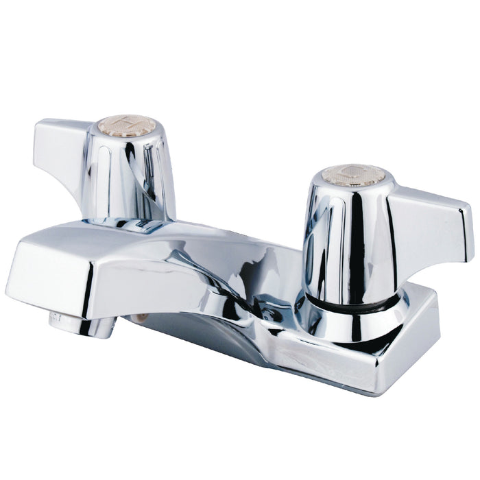 Kingston Brass GKB100LP Columbia Double-Handle 4" Centerset Bathroom Faucet, Polished Chrome