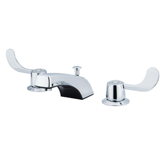 Kingston Brass GKB931B Vista Widespread Bathroom Faucet with Pop-Up Drain, Polished Chrome