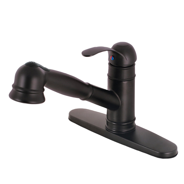 Gourmetier GSC7575WEL Eden Single-Handle Pull-Out Kitchen Faucet, Oil Rubbed Bronze