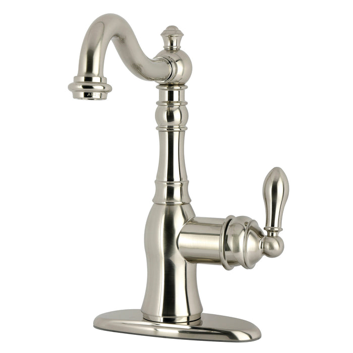 Gourmetier GSY7738ACL American Classic Single-Handle Bar Faucet, Brushed Nickel
