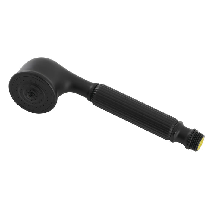 Kingston Brass K103A0 Restoration Single Function Round Hand Shower, Matte Black