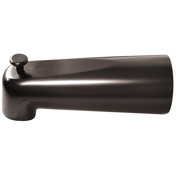 Kingston Brass K1089A5 Shower Scape 7" Zinc Tub Faucet Spout with Diverter, Oil Rubbed Bronze