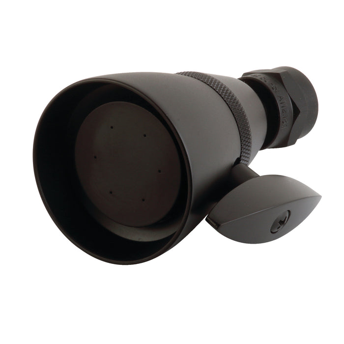 Kingston Brass K132A0 Made To Match 2-1/4" Round Adjustable Jet Spray Brass Shower Head, Matte Black