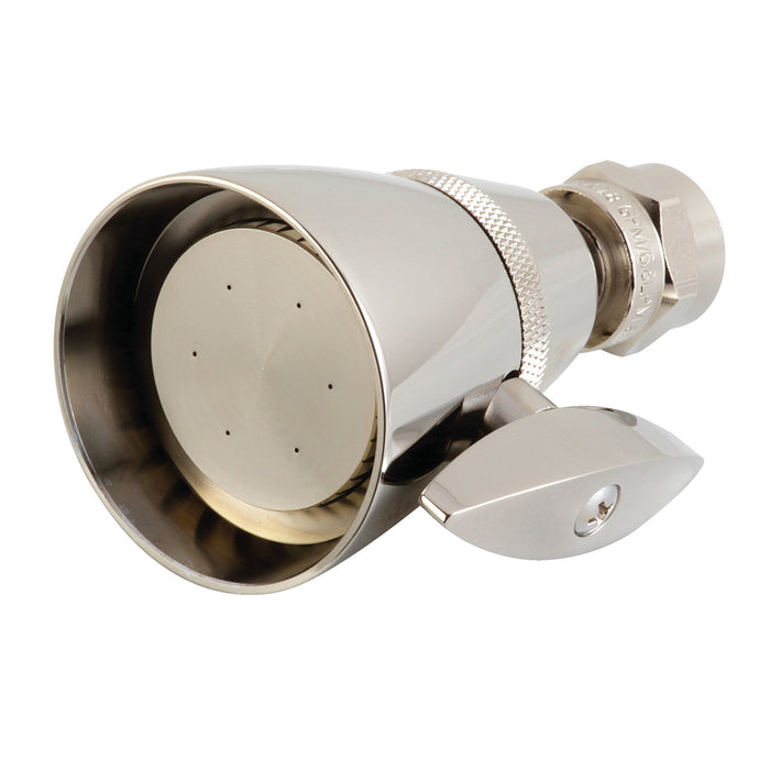 Kingston Brass K132A6 Made To Match 2-1/4" Round Adjustable Jet Spray Brass Shower Head, Polished Nickel