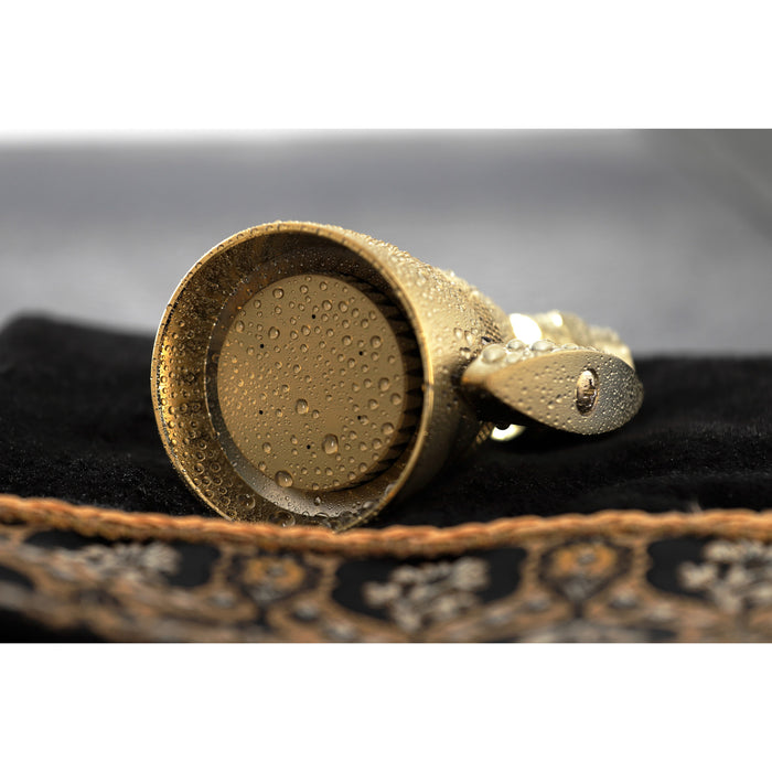 Kingston Brass K132A7 Made To Match 2-1/4" Round Adjustable Jet Spray Brass Shower Head, Brushed Brass